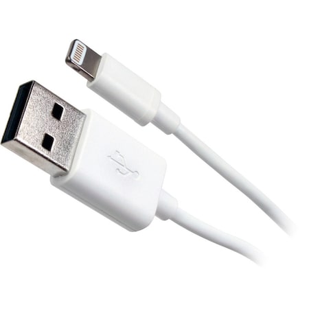 Quest Technology International Usb-2.0 Lightning Cables, White, 6 Ft NUB-6806